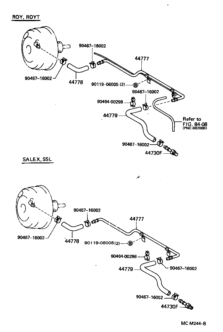 44610-30780 BOOSTER ASSY, BRAKE product image