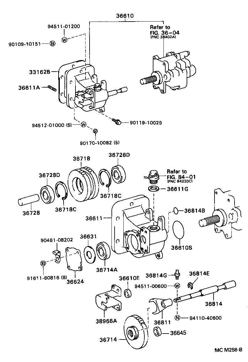 36610-36090 POWER TAKE-OFF ASSY product image