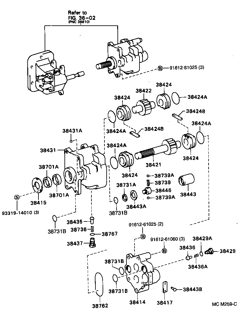 38430-96302 VALVE ASSY, POWER CONTROL product image