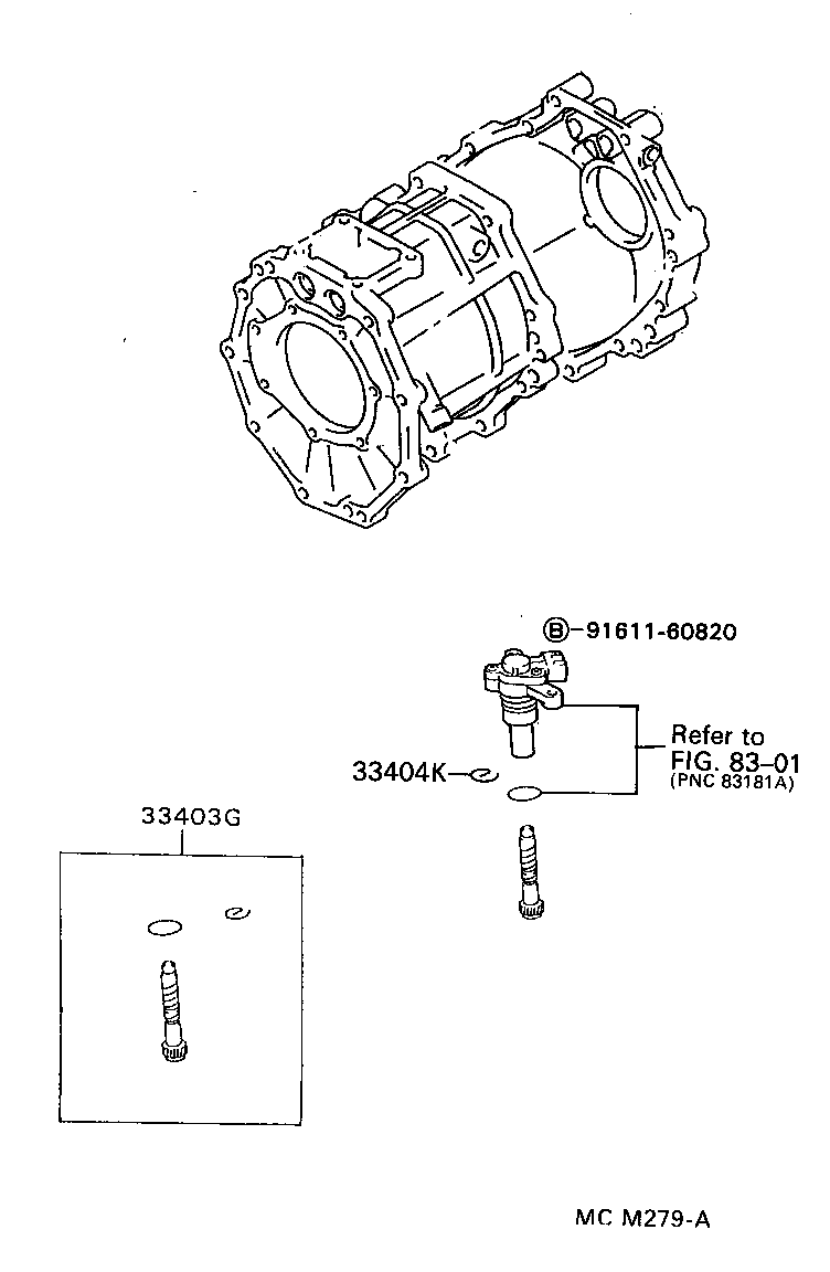 Toyota 33403-29315 GEAR SUB-ASSY, SPEEDOMETER DRIVEN (ATM)