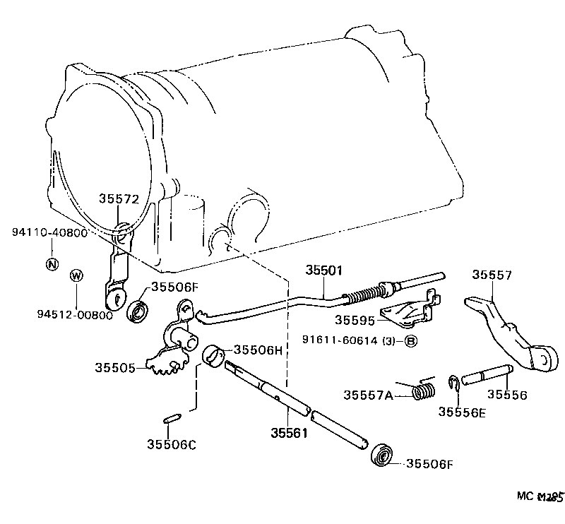 35520-30150 CABLE ASSY, THROTTLE product image