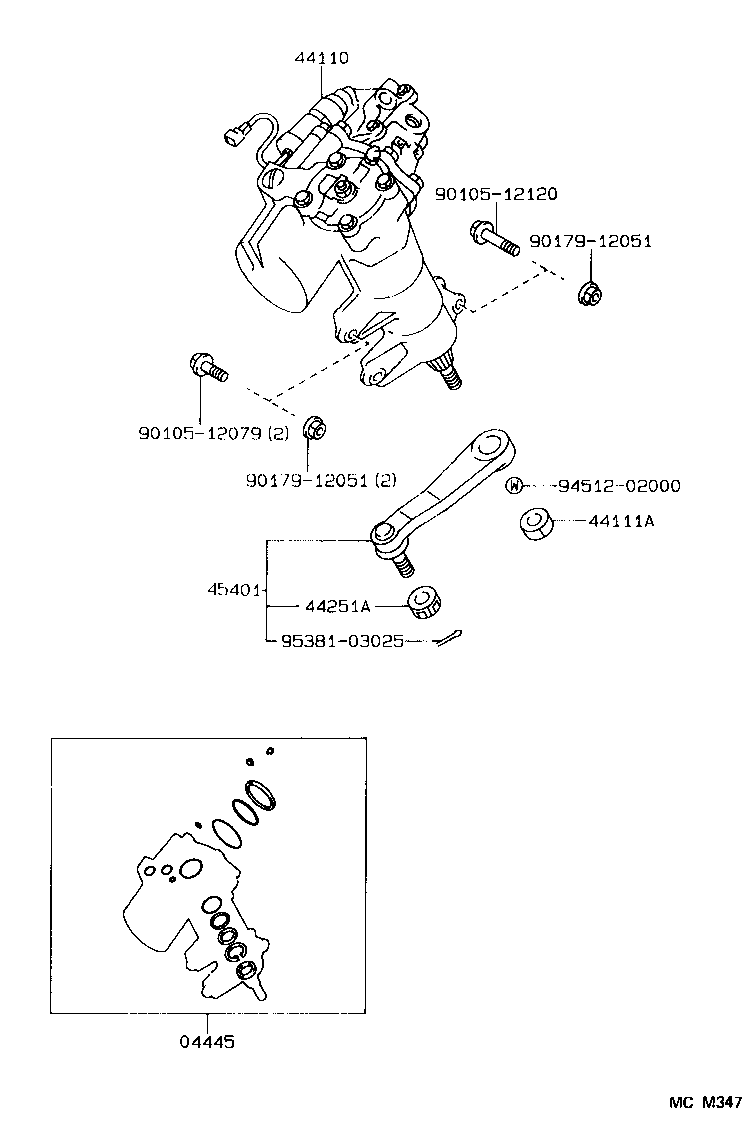 44105-30130 HOUSING SUB-ASSY, VALVE product image
