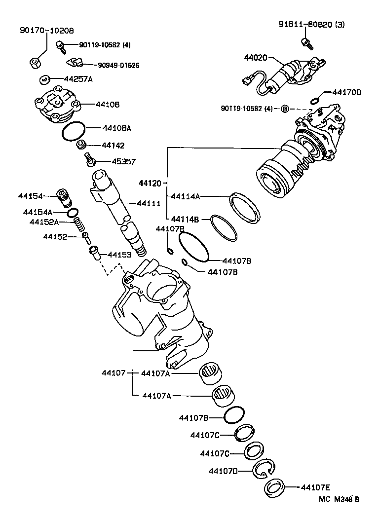 44105-30130 HOUSING SUB-ASSY, VALVE product image