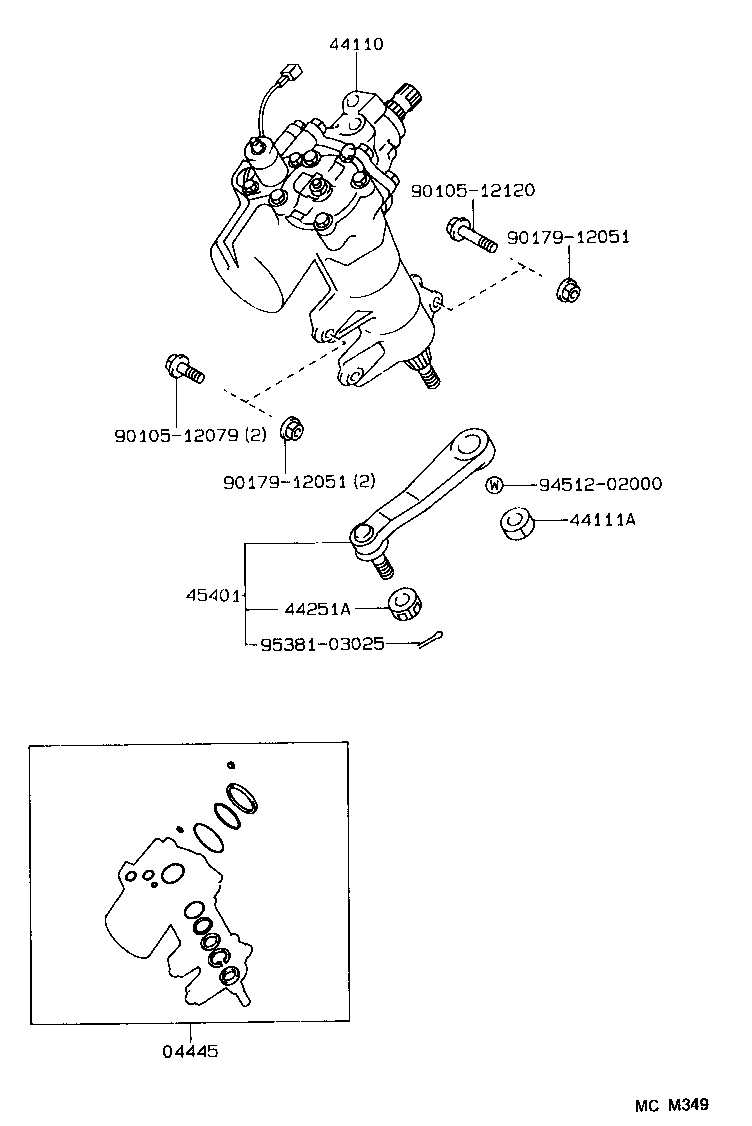 44105-30130 HOUSING SUB-ASSY, VALVE product image