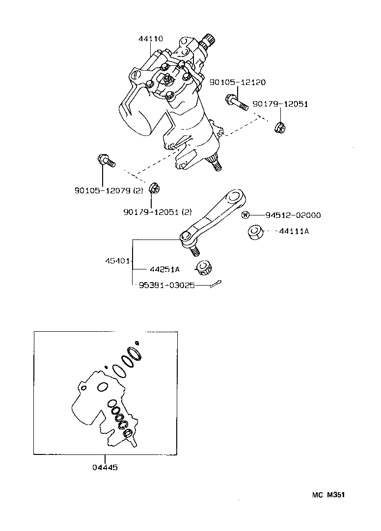 44105-30130 HOUSING SUB-ASSY, VALVE product image