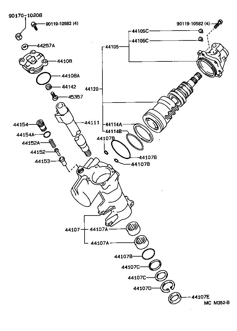 44105-30130 HOUSING SUB-ASSY, VALVE product image
