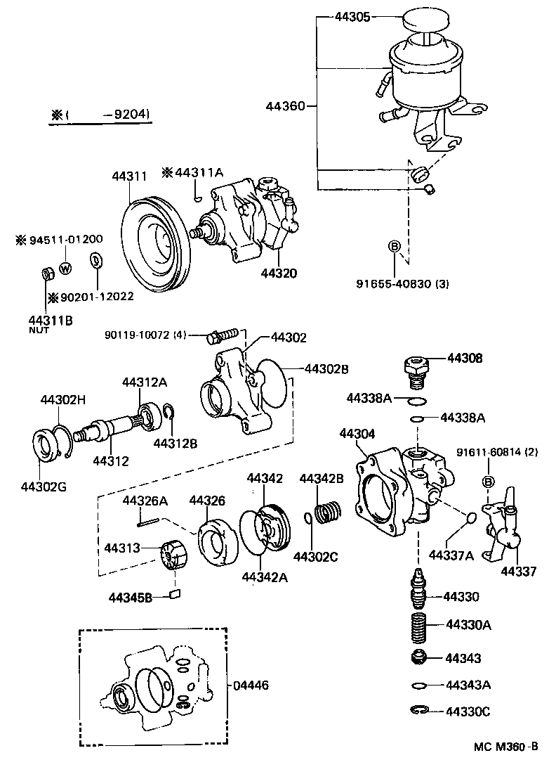 44330-30380 VALVE ASSY, FLOW CONTROL product image