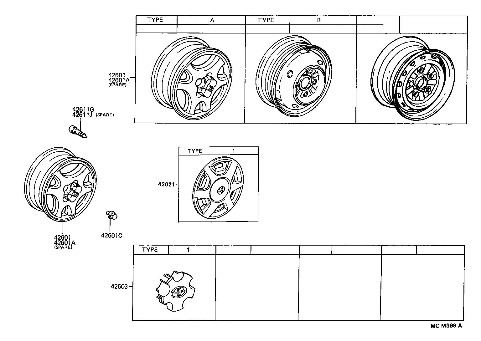42603-33020 ORNAMENT SUB-ASSY, WHEEL HUB product image