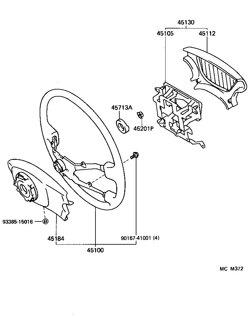 45713-33030 DAMPER, STEERING SHAKE product image