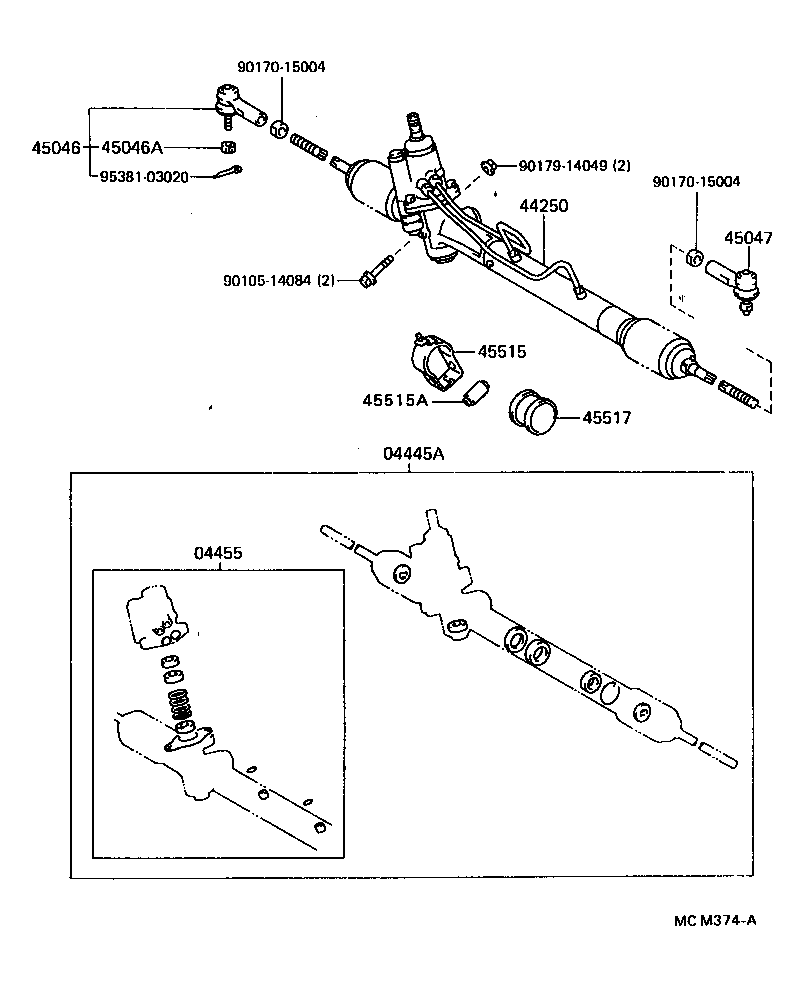 44210-33100 VALVE ASSY, POWER STEERING CONTROL product image