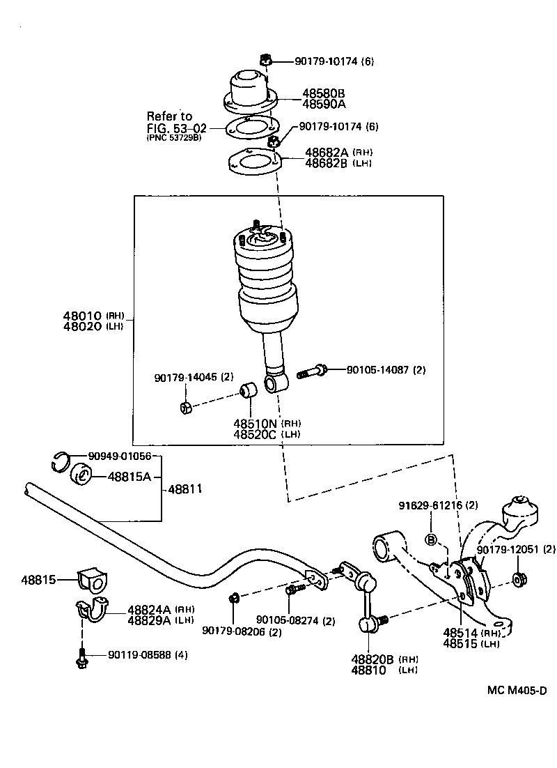 48131-30860 SPRING, FRONT COIL, RH product image