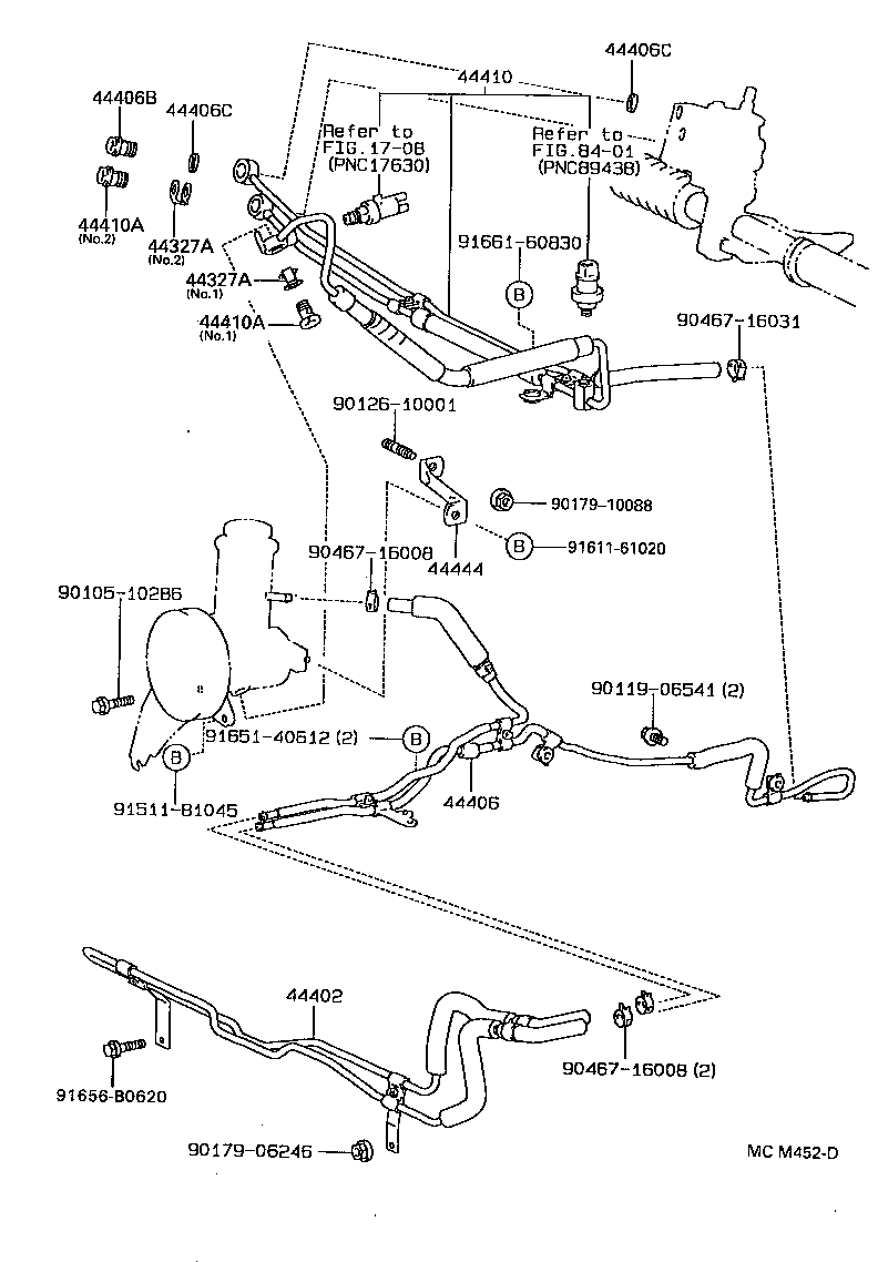 44402-30150 COOLER SUB-ASSY, POWER STEERING OIL, NO.1 product image
