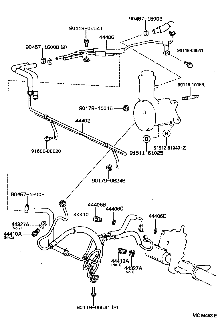 44402-30150 COOLER SUB-ASSY, POWER STEERING OIL, NO.1 product image