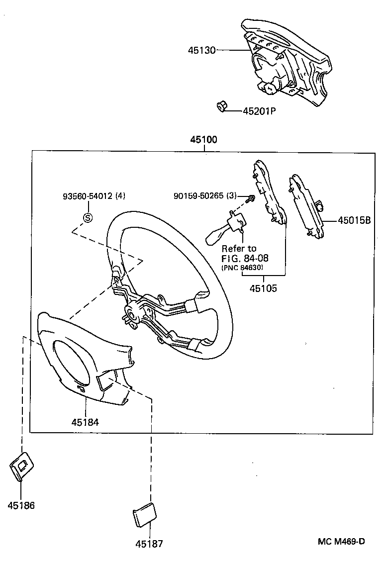 45130-30331-B0 BUTTON ASSY, HORN product image