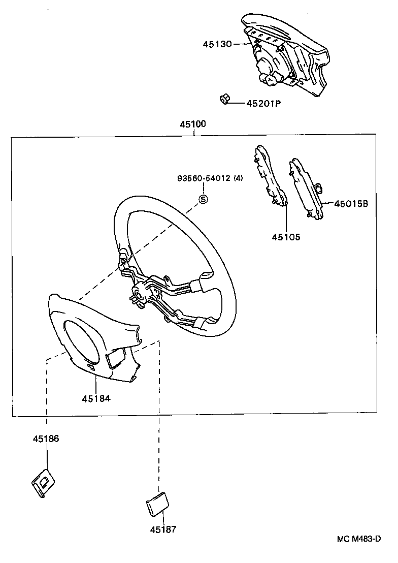 45130-30331-B0 BUTTON ASSY, HORN product image