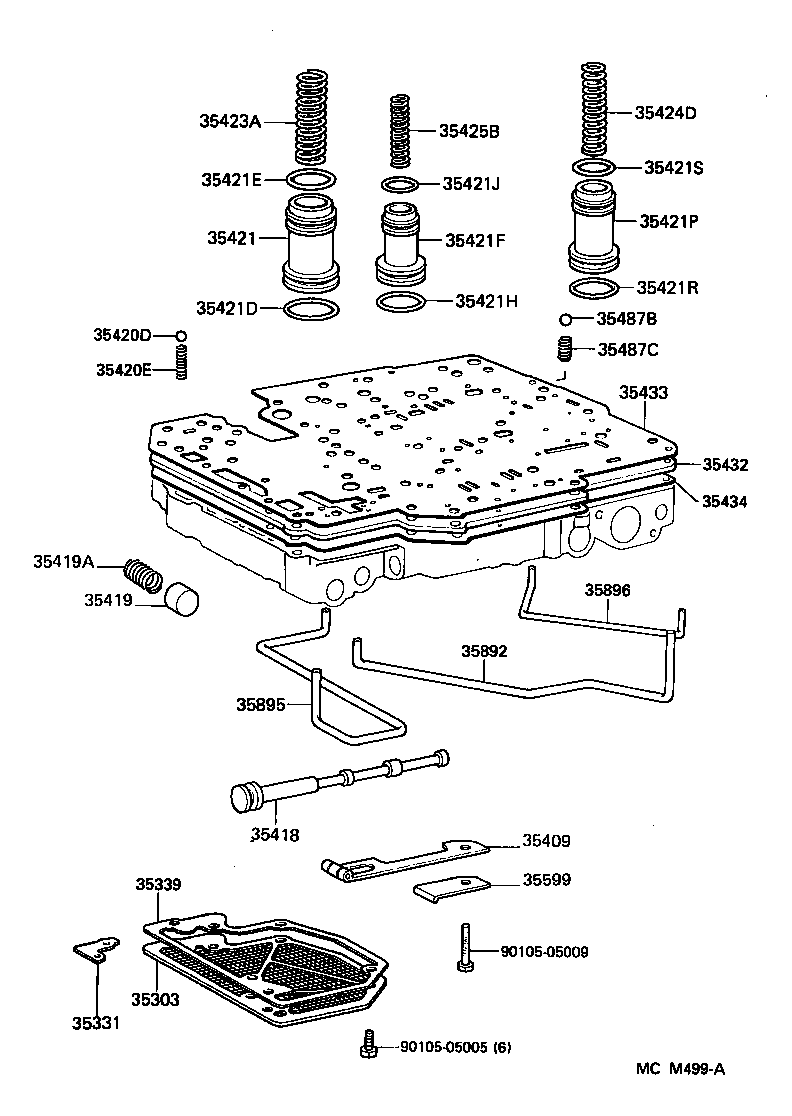 35410-30770 BODY ASSY, TRANSMISSION VALVE product image
