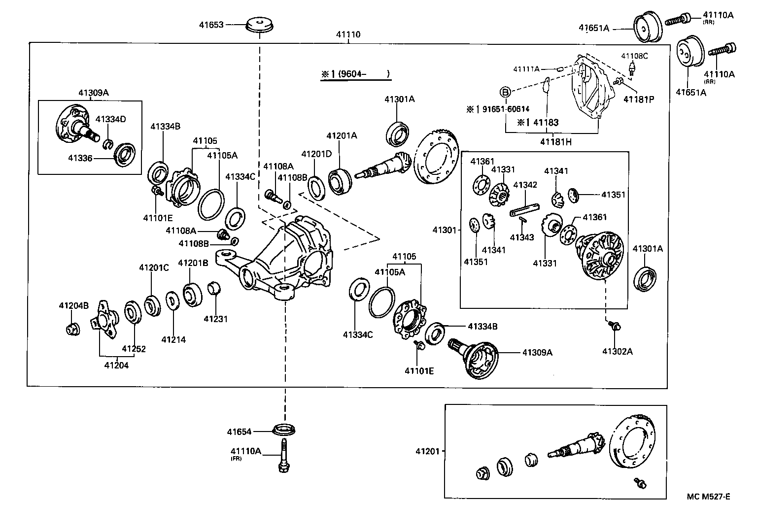 90105-12232 BOLT, NO.1 (FOR REAR DIFFERENTIAL CARRIER SET) product image