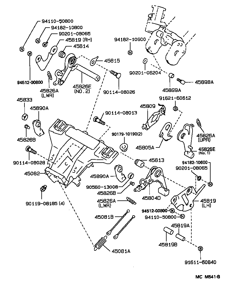45025-30190 COVER SUB-ASSY, STEERING COLUMN HOLE, NO.1 product image