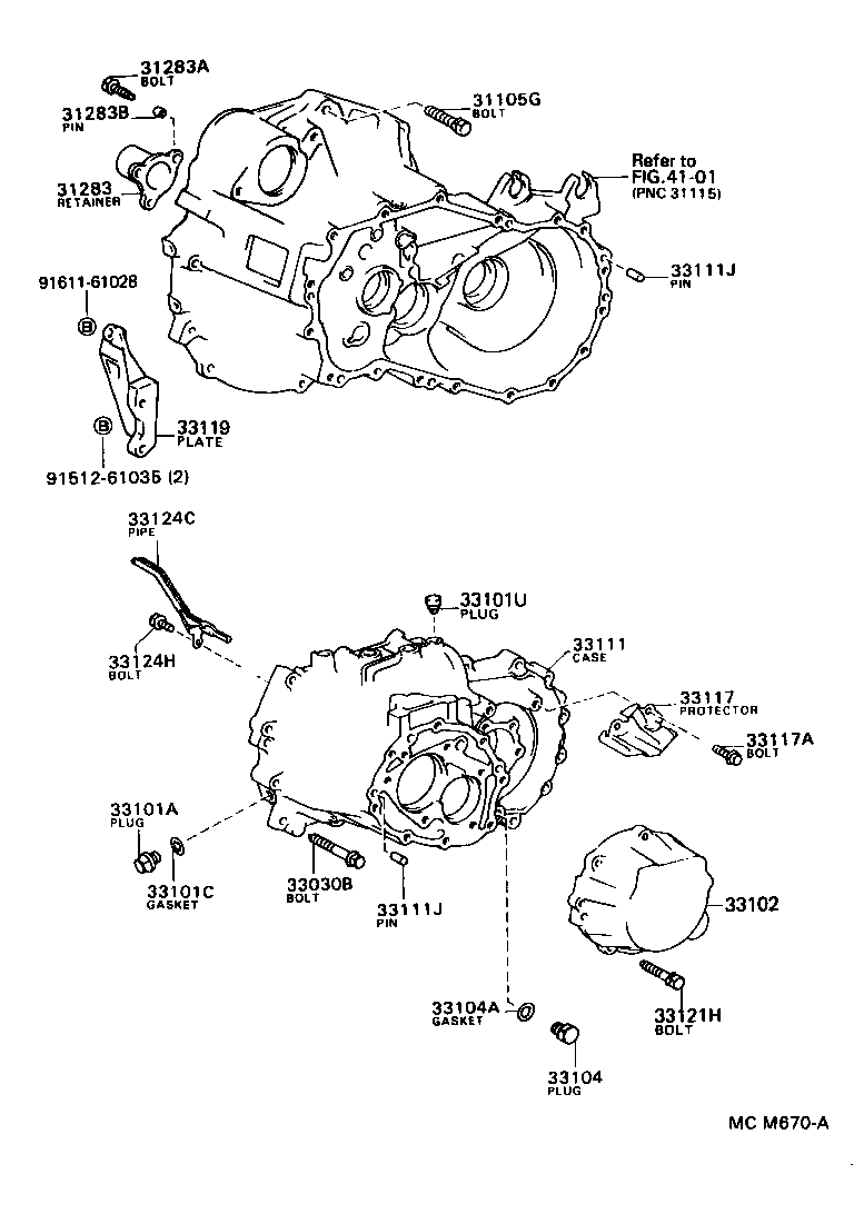 Toyota 33124-32012 PIPE, OIL RECEIVER, NO.1(MTM)