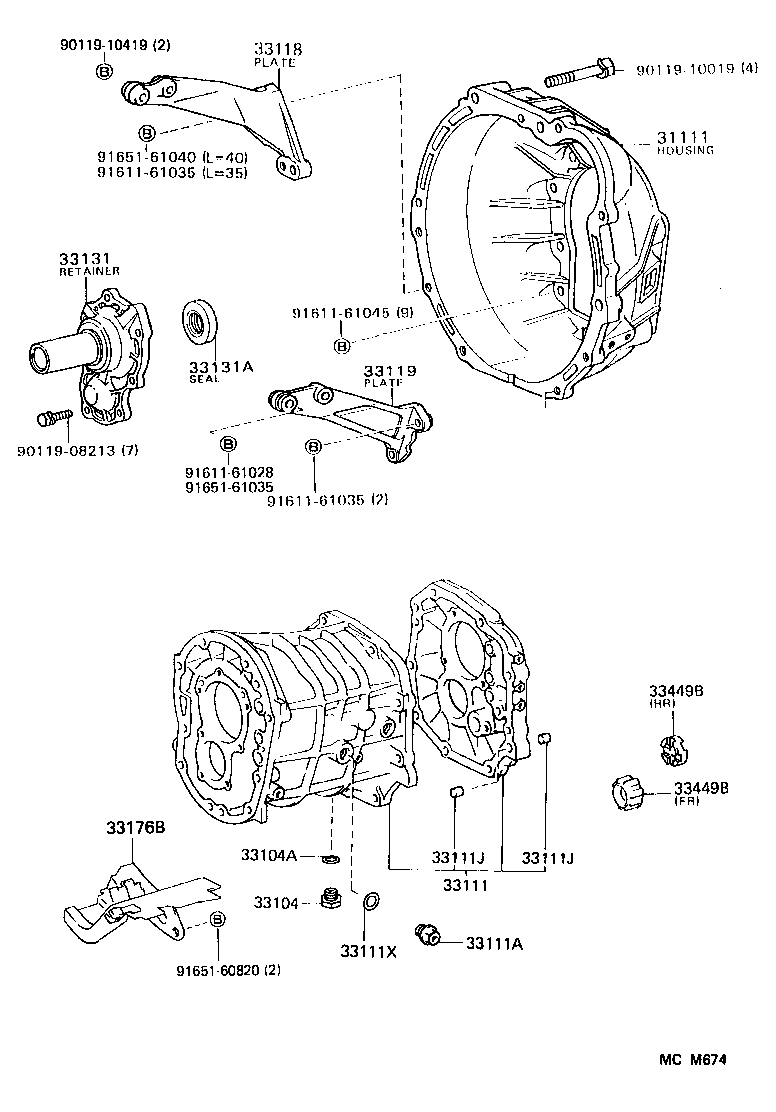 31111-14110 HOUSING, CLUTCH product image