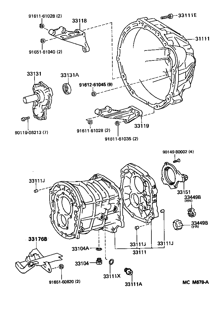 31111-22114 HOUSING, CLUTCH product image
