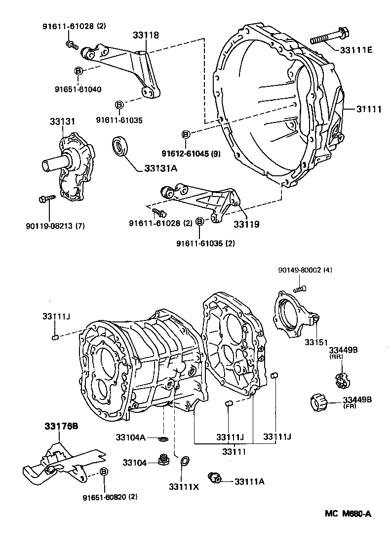 31111-22114 HOUSING, CLUTCH product image