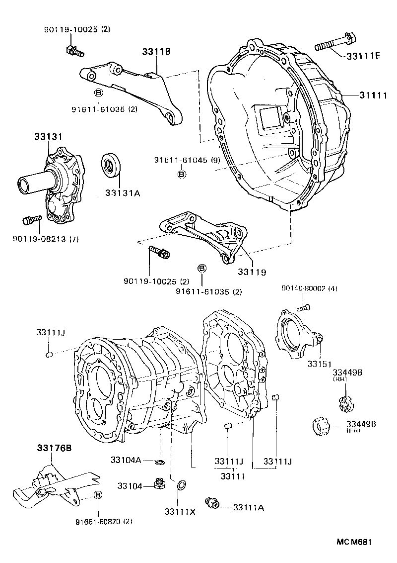 31111-20230 HOUSING, CLUTCH product image