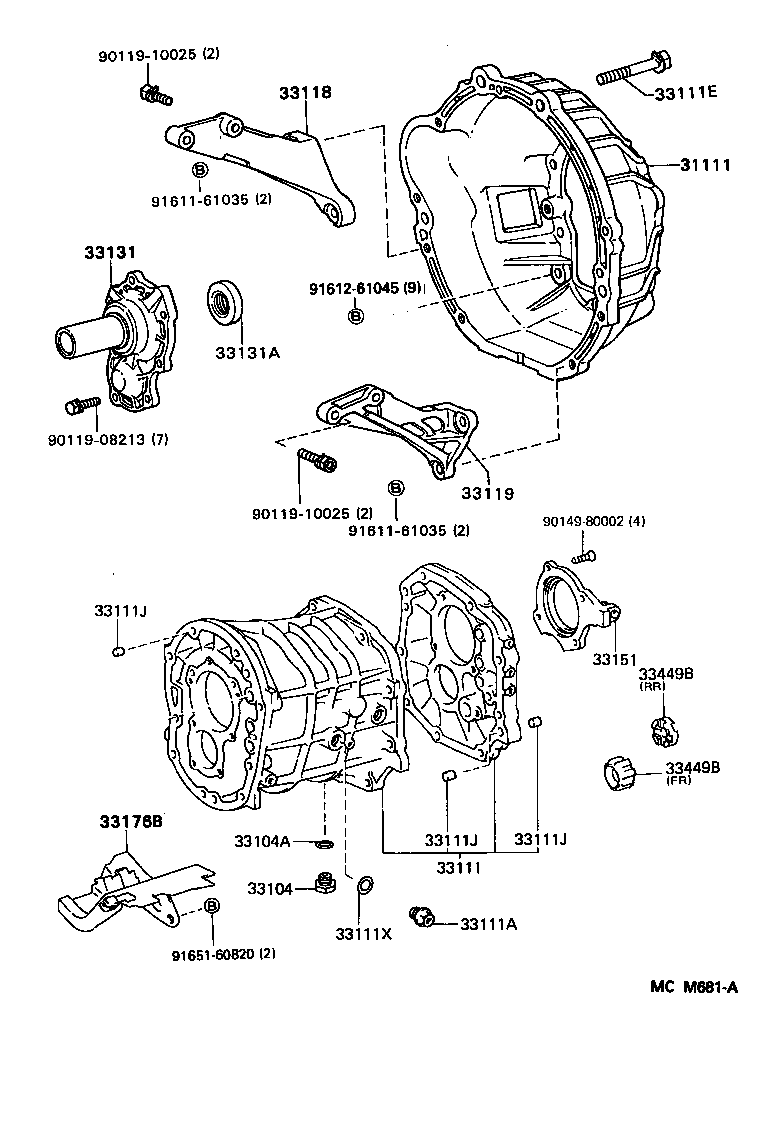 31111-22114 HOUSING, CLUTCH product image