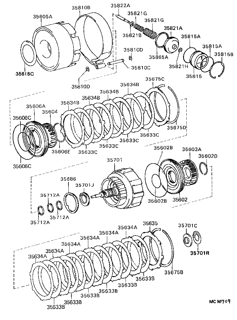 35667-50030 DISC, CLUTCH (FOR DIRECT MULTIPLE DISC CLUTCH) product image