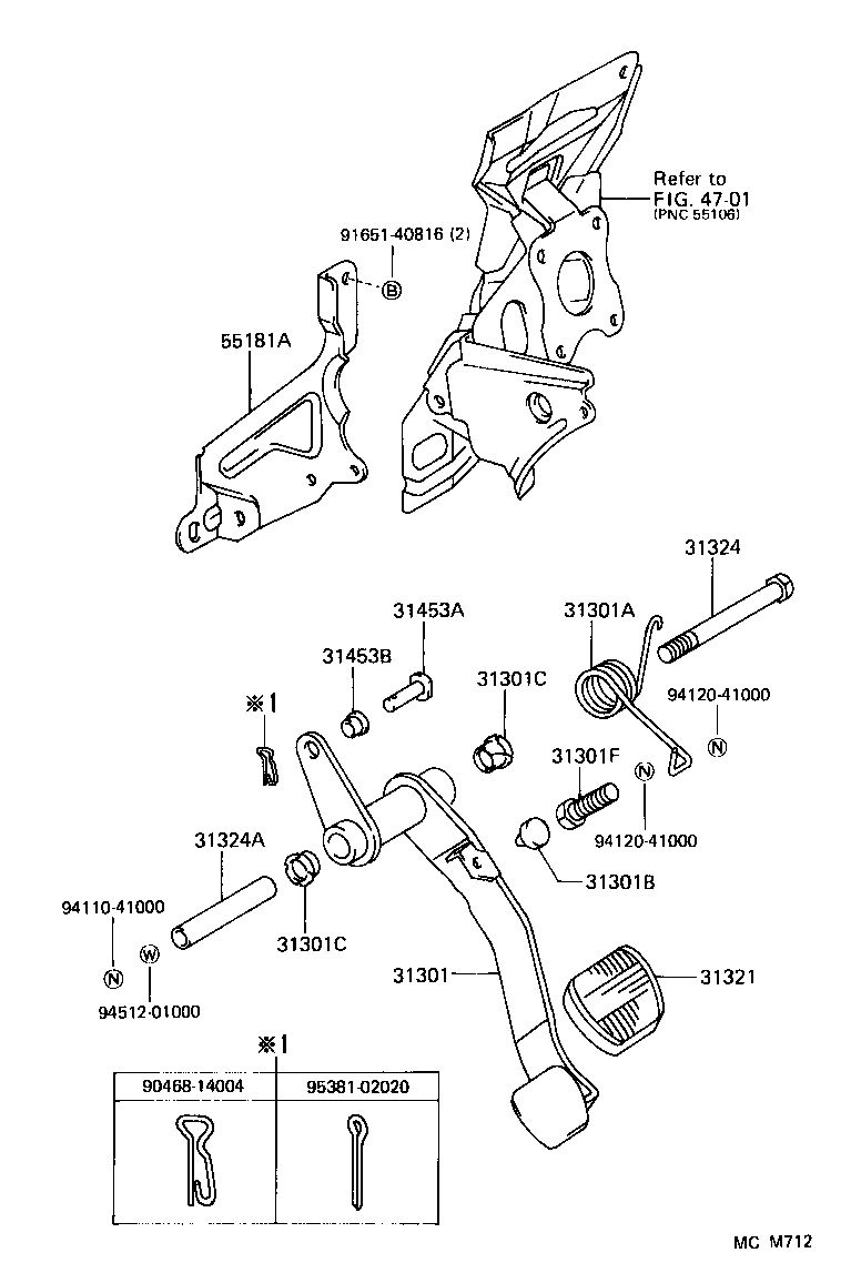 31481-28200 TUBE, CLUTCH MASTER CYLINDER TO FLEXIBLE HOSE product image