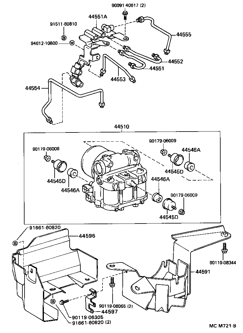 47311-28310 TUBE, FRONT BRAKE, NO.1 product image