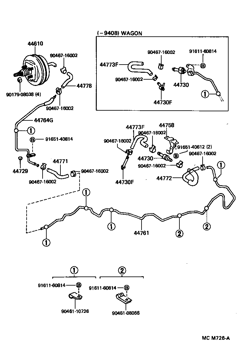 44610-28810 BOOSTER ASSY, BRAKE product image