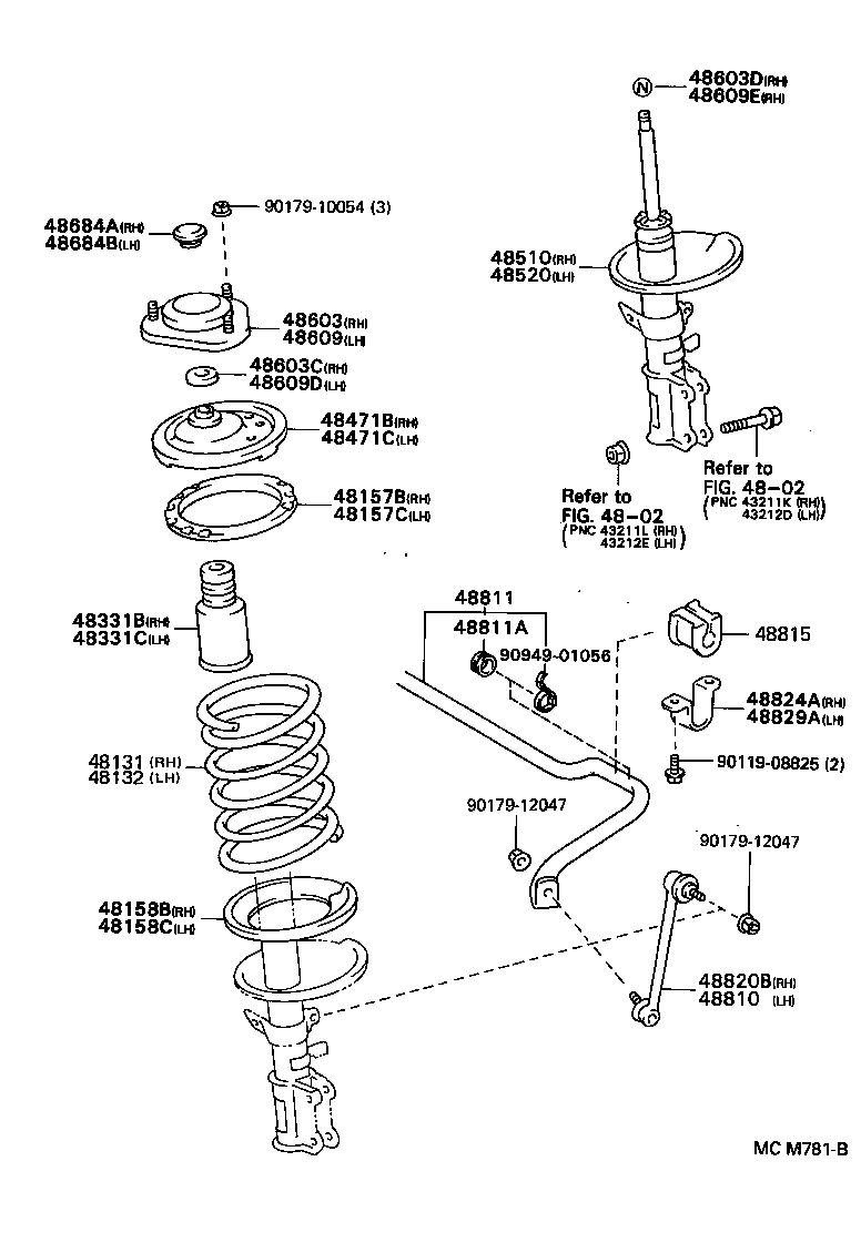 48131-28340 SPRING, FRONT COIL, RH product image