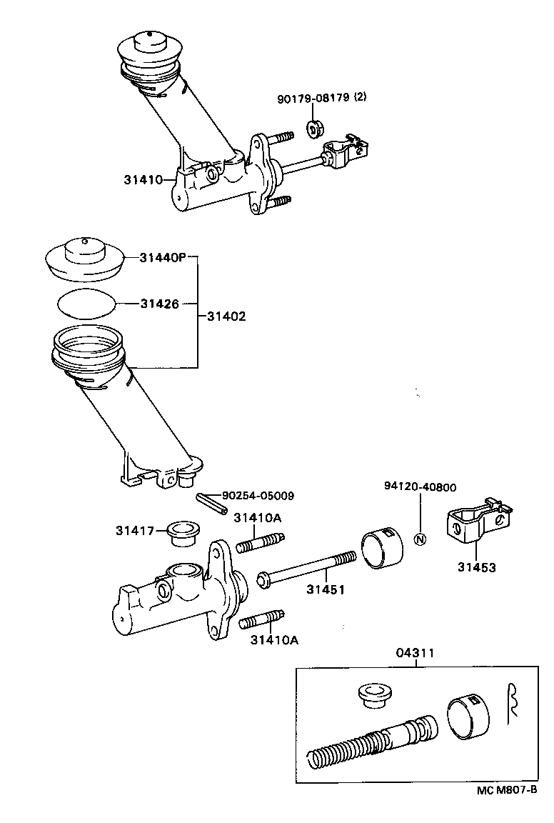 31416-28010 UNION, CLUTCH MASTER CYLINDER INLET product image