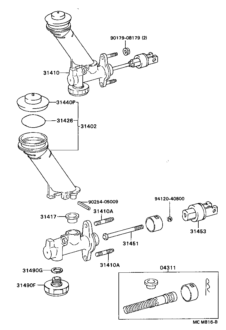 31416-28010 UNION, CLUTCH MASTER CYLINDER INLET product image
