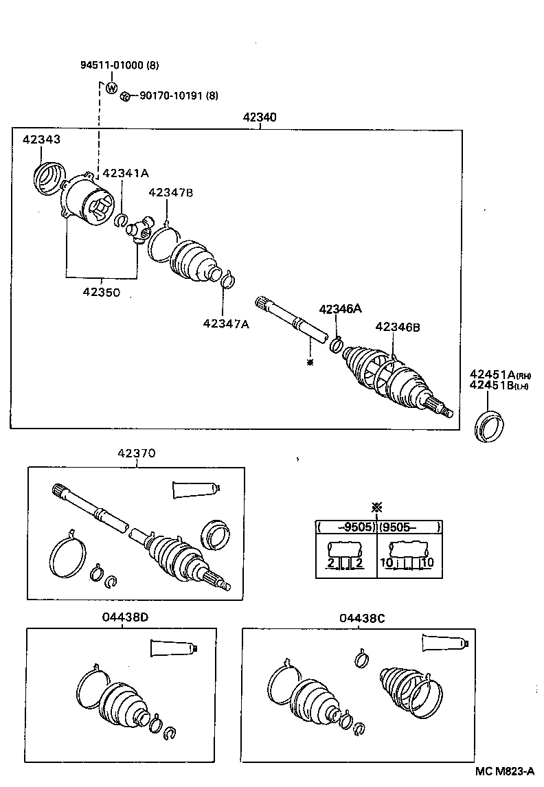 42431-20230 DISC, REAR product image