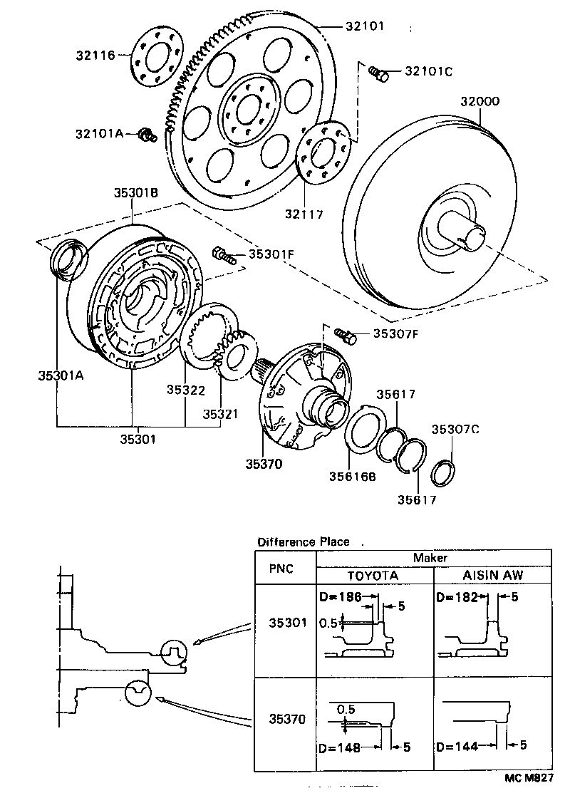 35321-12030 GEAR, FRONT OIL PUMP DRIVE product image