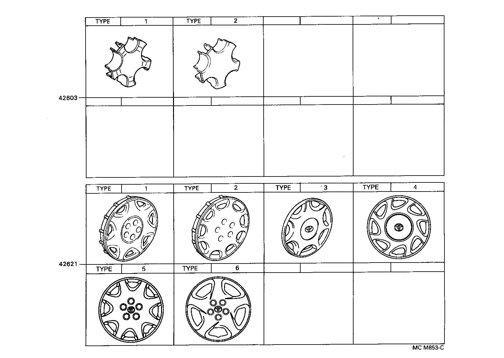 42602-05020 CAP, WHEEL product image