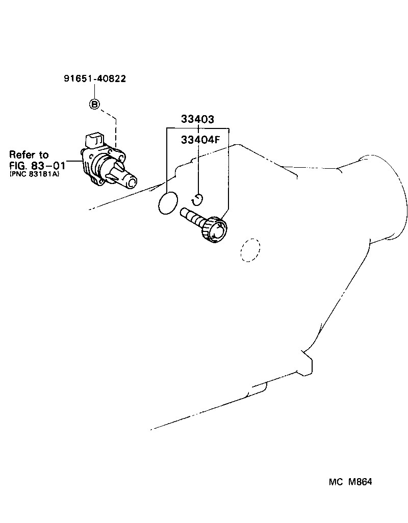 33403-29355 GEAR SUB-ASSY, SPEEDOMETER DRIVEN (MTM) product image