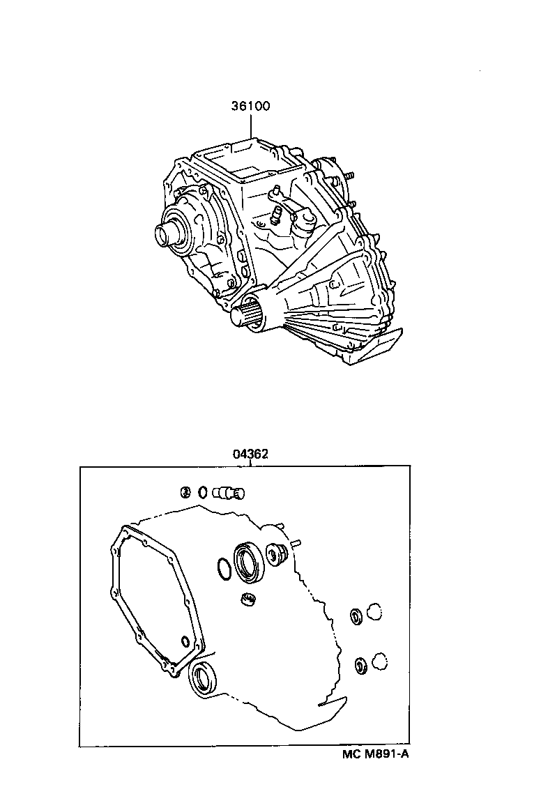 36100-28280 TRANSFER ASSY product image