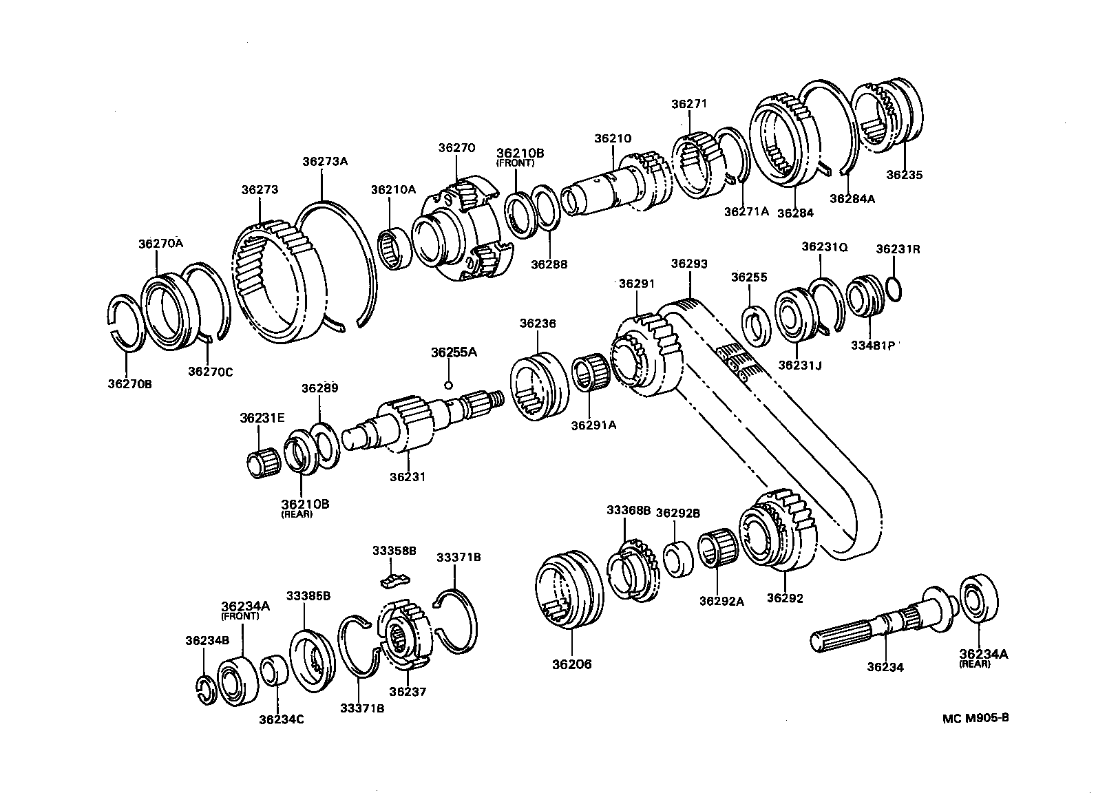 33481-26041 GEAR, SPEEDOMETER DRIVE (FOR TRANSFER) product image