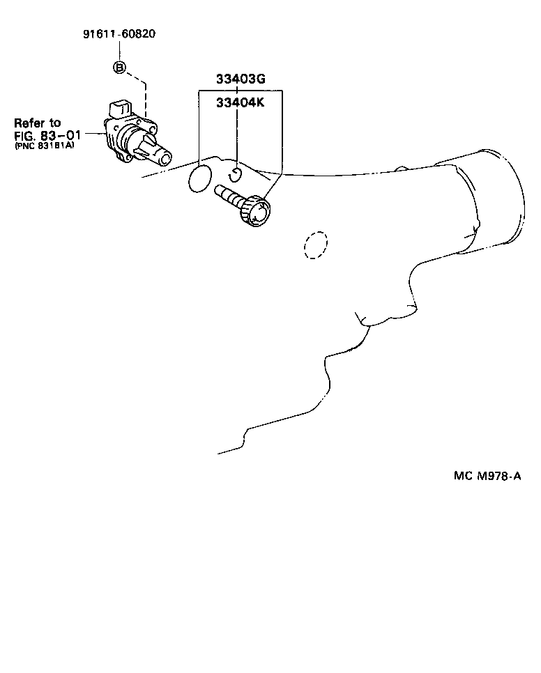 Toyota 33403-29235 GEAR SUB-ASSY, SPEEDOMETER DRIVEN (ATM)