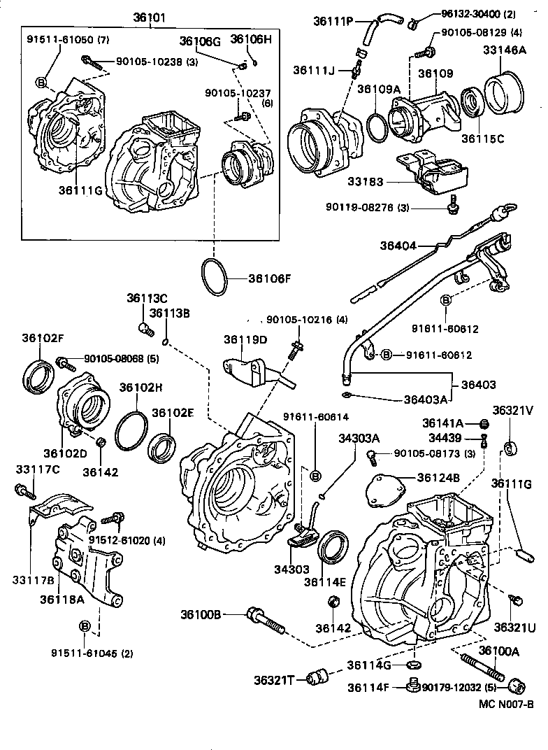 33183-32020 DAMPER, TRANSFER DYNAMIC product image