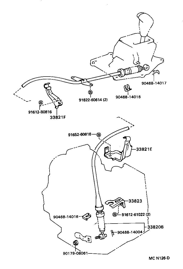 33569-20040 GUIDE, SHIFT LOCK RELEASE BUTTON product image