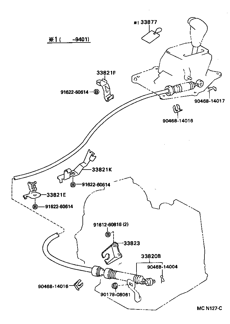 33877-30010 LABEL, SHIFT LOCK INFORMATION, NO.1 product image