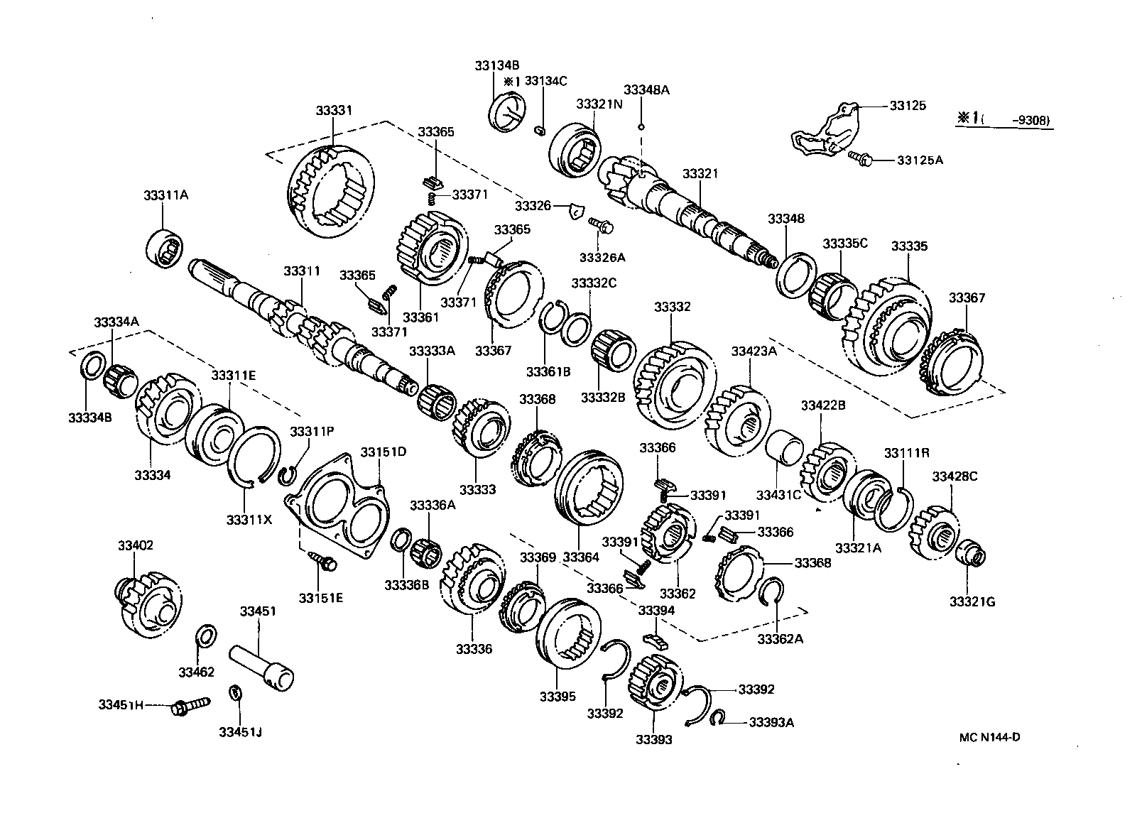 33034-12090 GEAR, 3RD product image