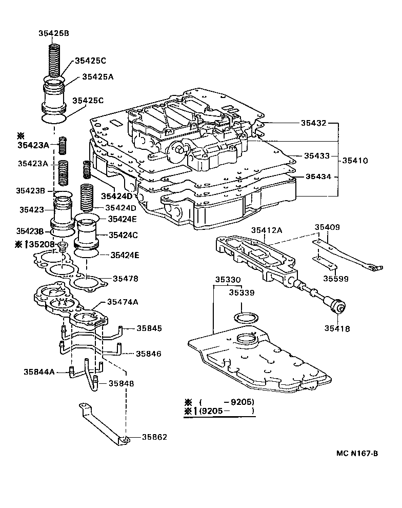 35410-12640 BODY ASSY, TRANSMISSION VALVE product image