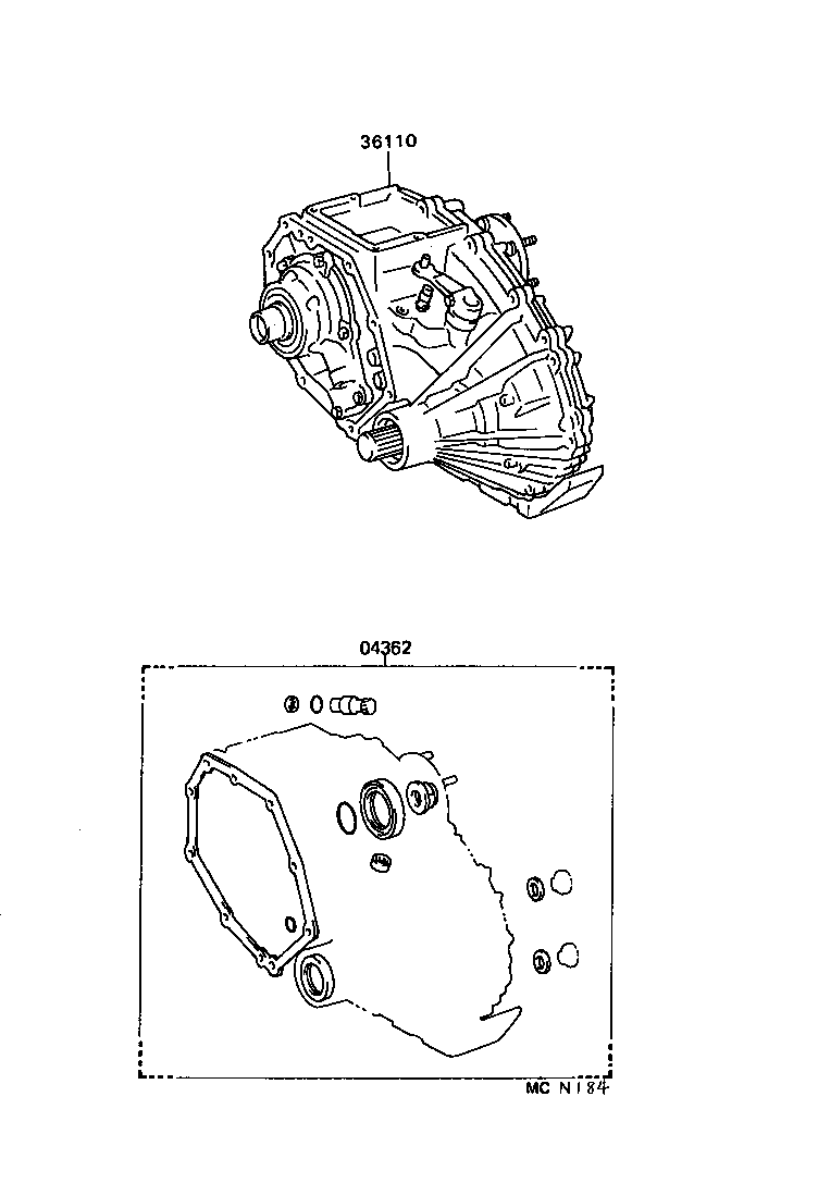 36100-28030 TRANSFER ASSY product image