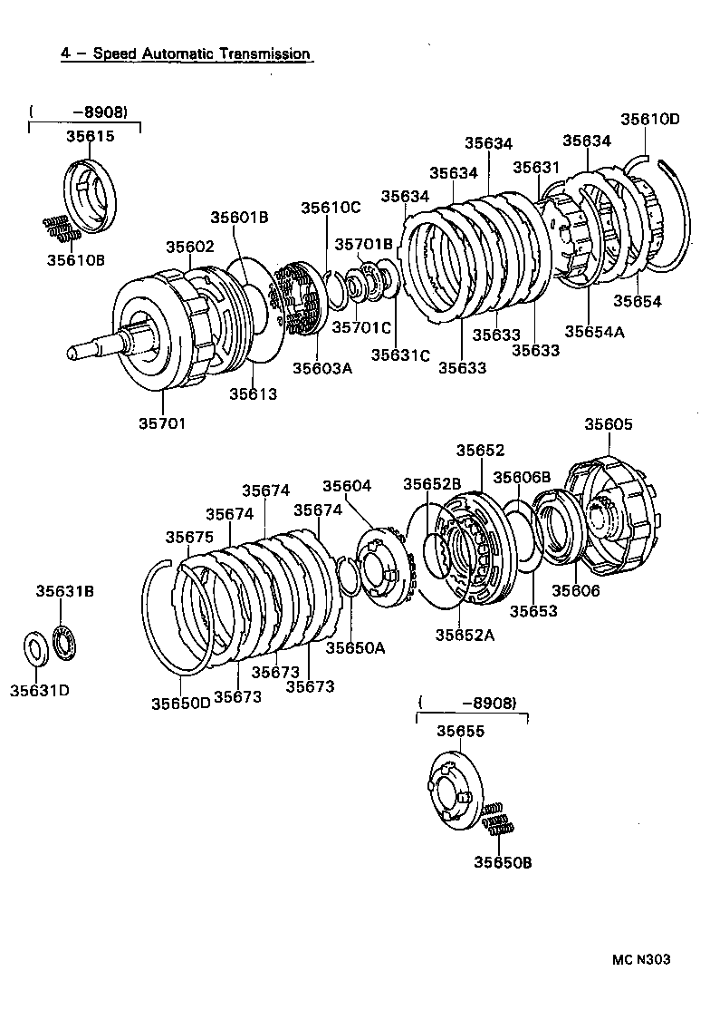 35701-22030 SHAFT SUB-ASSY, INPUT product image