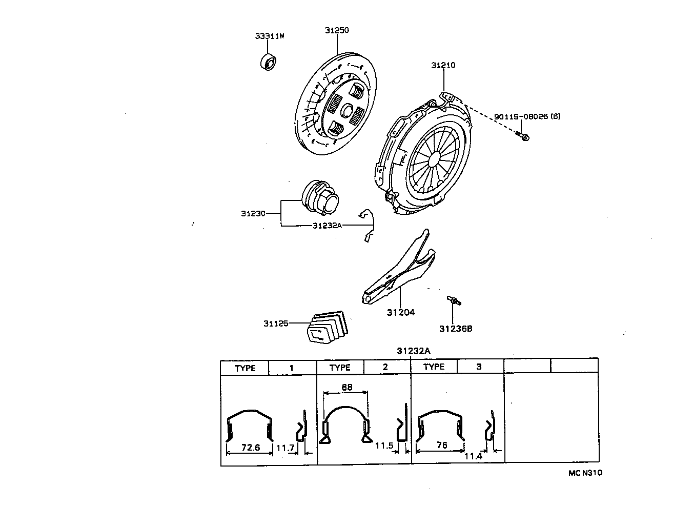 31210-22100 COVER ASSY, CLUTCH product image